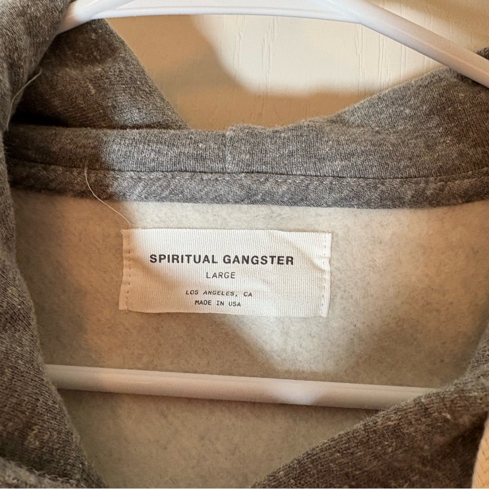 Spiritual Gangster hoodie NWT SZ Large Earth Bel Air Cotton Hoodie. - Picture 5 of 7